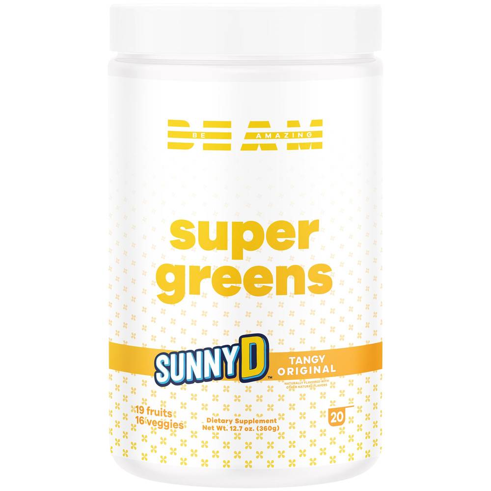 Sunny D Super Greens Tangy Original Supplement (12.7 oz, 20 ct)