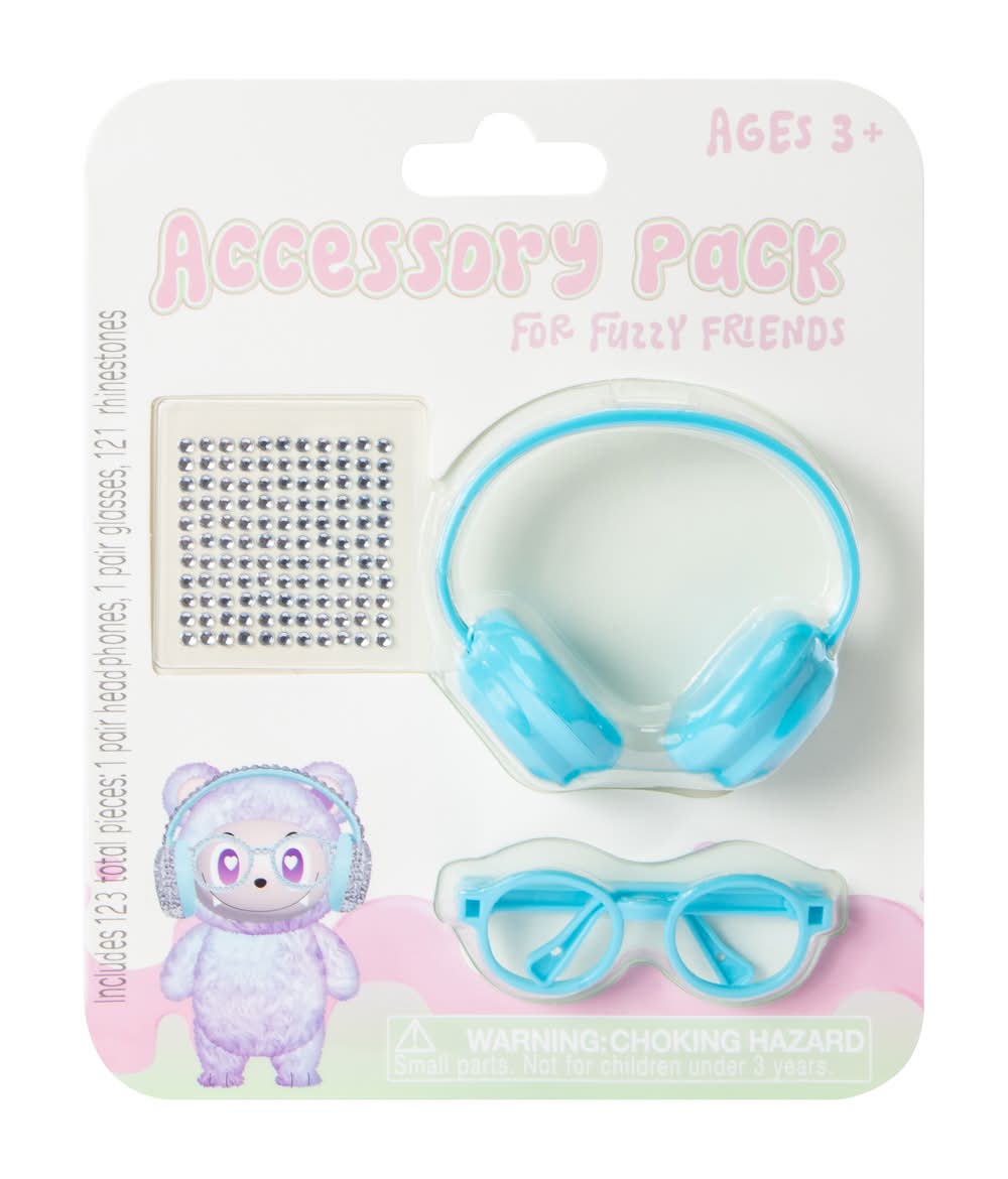 Accessory Pack For Fuzzy Friends Blue
