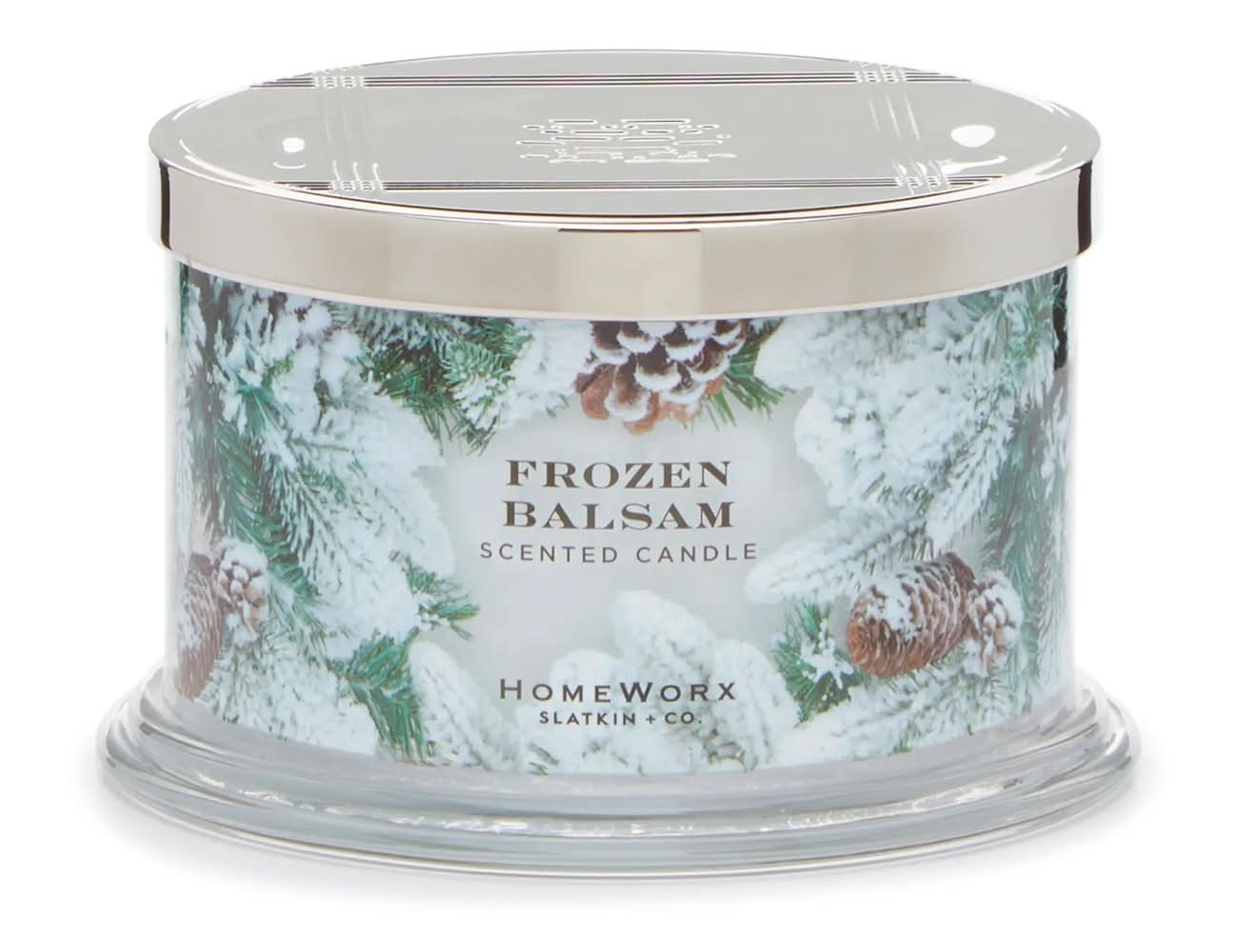 Homeworx By Slatkin + Co. Frozen Balsam 18-Oz. 4-Wick Candle (White One Size)