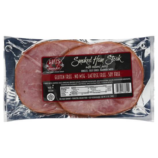 Hill's Premium Meats Smoked Ham Steak Gluten Free (12 oz)
