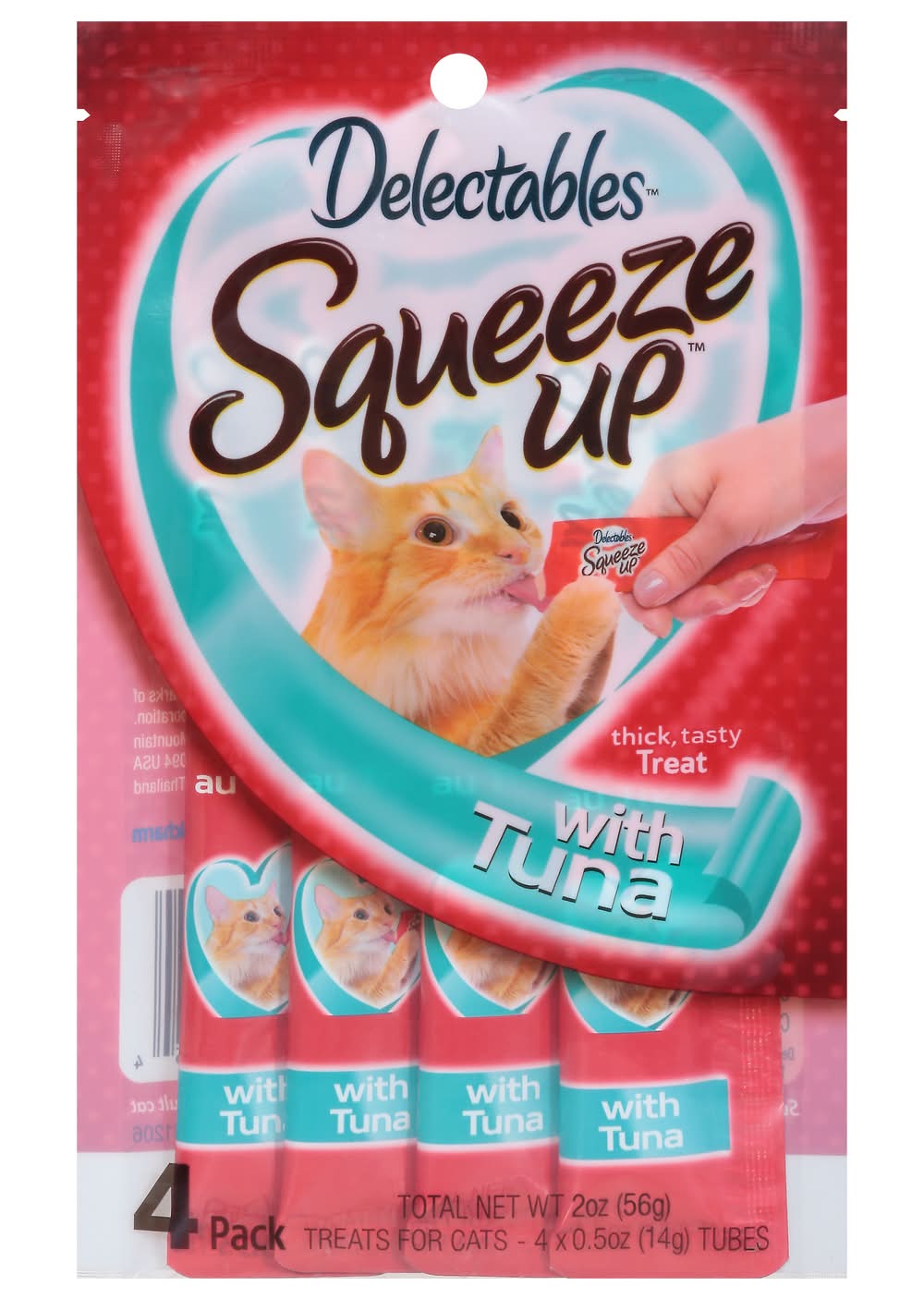 Delectables Squeeze Up Tuna Flavor Cat Treats (4 x 0.5 oz)