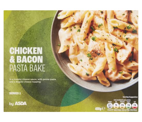 Order ASDA Chicken and Bacon Pasta Bake Delivery Near me Uber Eats