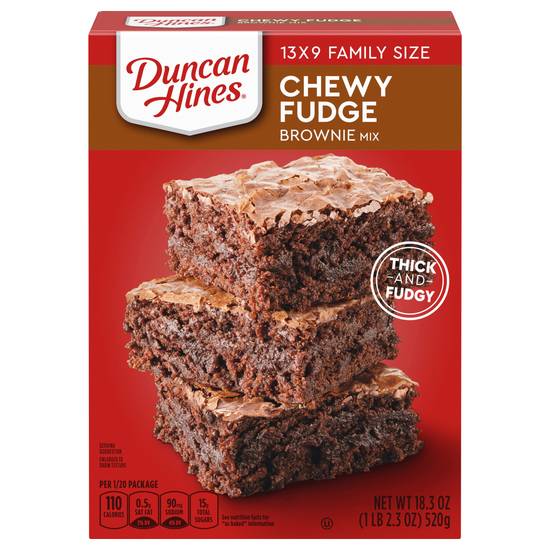 Duncan Hines Family Size Chewy Fudge Brownie Mix