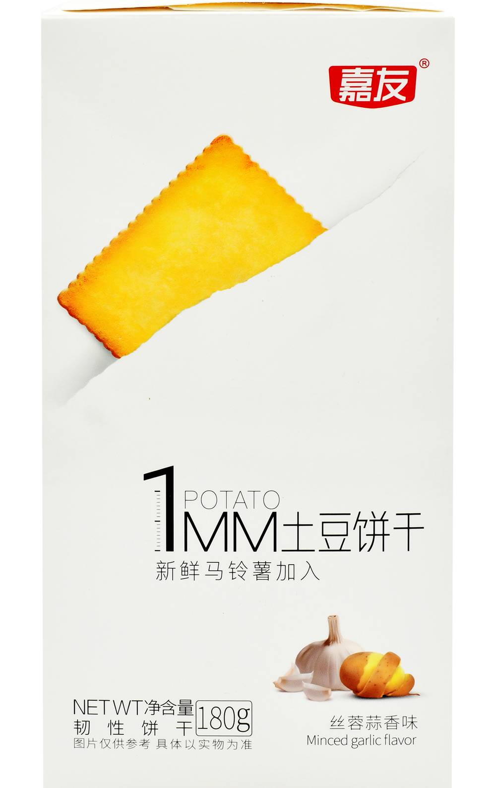 Jayoo Potato 1mm Crackers, Minced Garlic (180 g) | Postmates
