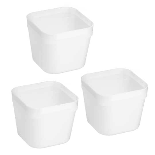 3" White Drawer Organizers By Simply Tidy, 3Ct.