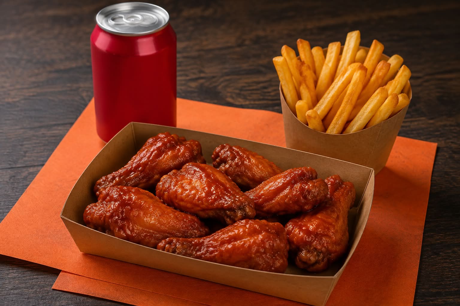 MENU SOLI HOT WINGS X5🍗🍟🥤