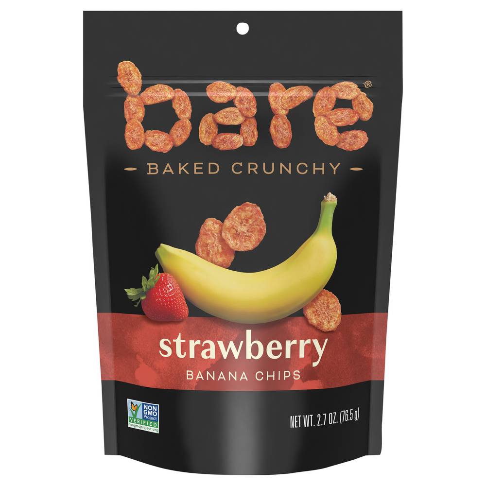 Bare Baked Crunchy Banana Chips (strawberry)