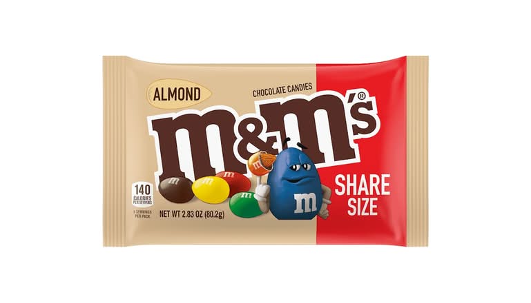 M&M's Almond Milk Chocolate King Size 2.83 oz