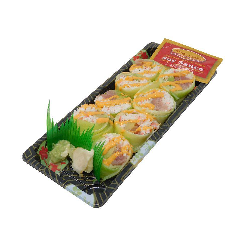 Sushi With Gusto Tuna & Krab Cucumber Roll