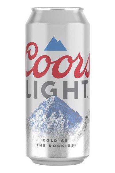 Coors Light American Lager Beer (4ct, 16 fl oz)
