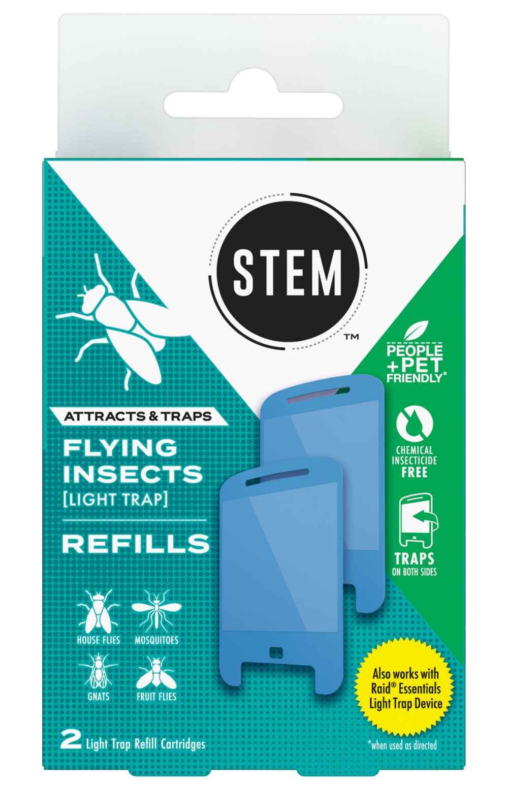 STEM Light Trap Flying Insect Refill Cartridges (2 ct)