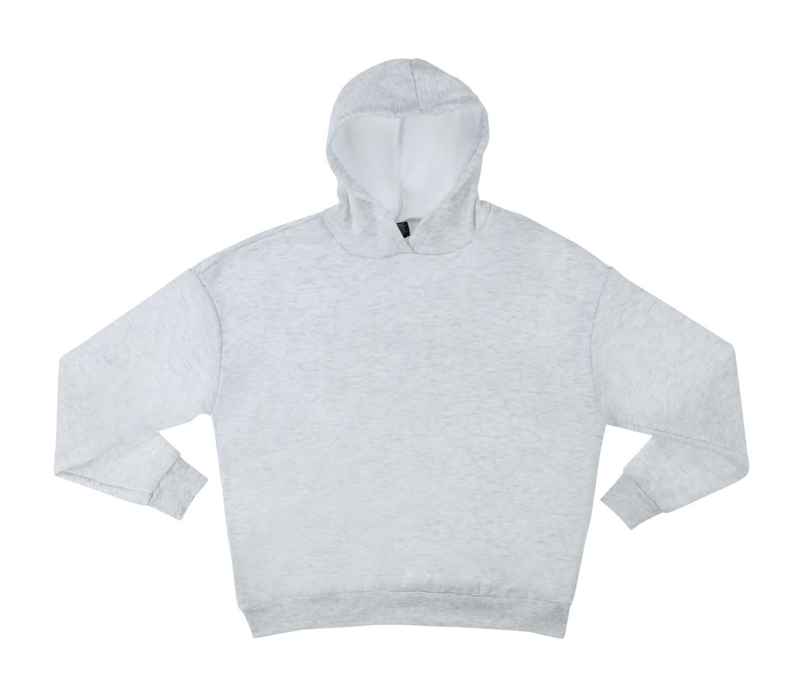 Cozy Fleece Pullover Hoodie Medium Light Gray