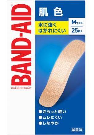 バンドエイドＭサイズ２５枚肌色:4901730230117