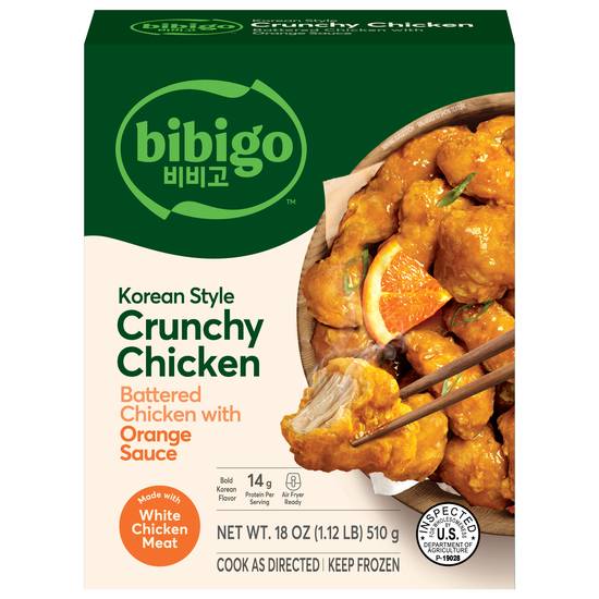Bibigo Frozen Korean Style Crunchy Chicken With Orange Sauce