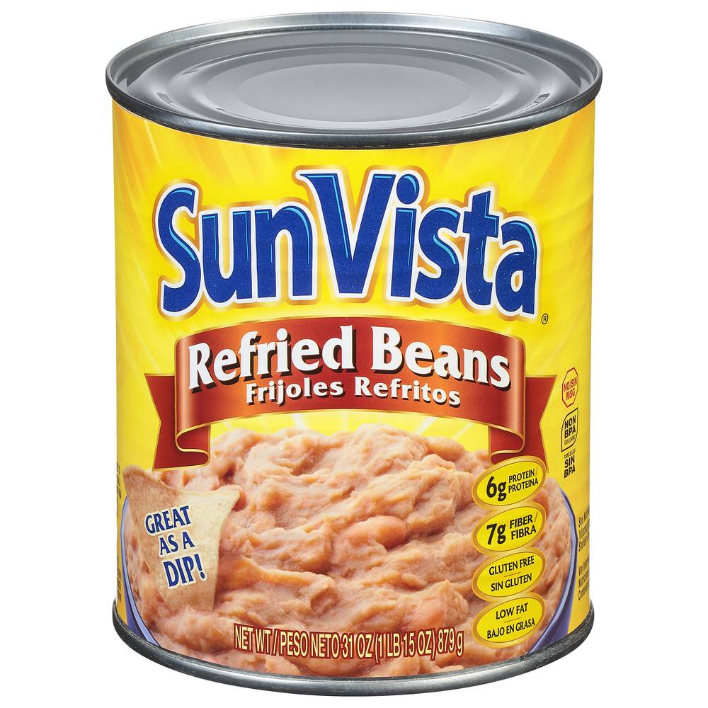 Sunvista Refried Beans (31 oz)