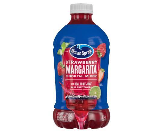 Ocean Spray Cocktail Mixer, Strawberry Margarita (32 fl oz)