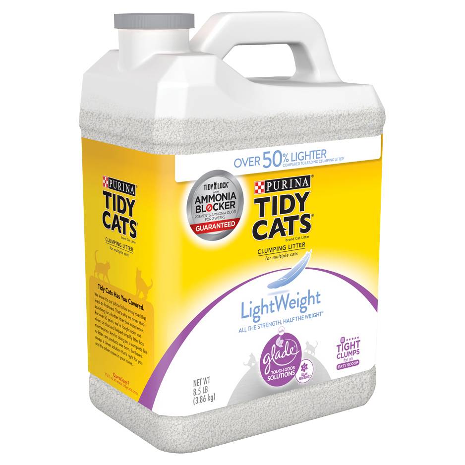 Tidy Cats Purina Lightweight With Glade Clean Blossoms Multi-Cat Clumping Litter (8.5 lbs)