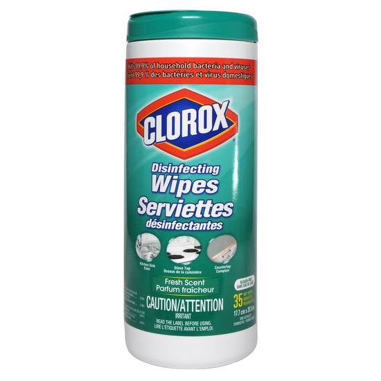 Clorox Disinfecting Wipes - Fresh Scent, 35Pc (35 ct)