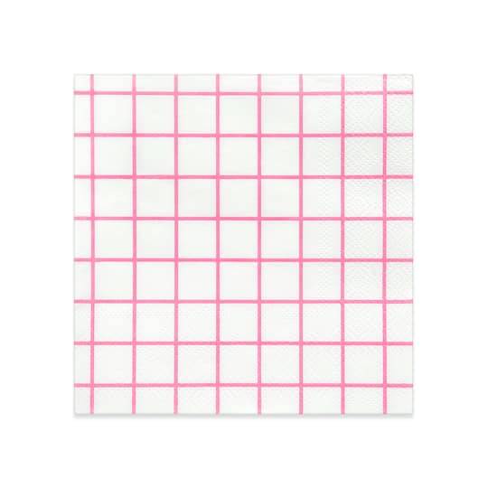 Grid Paper Beverage Napkins By Celebrate It, 20Ct.