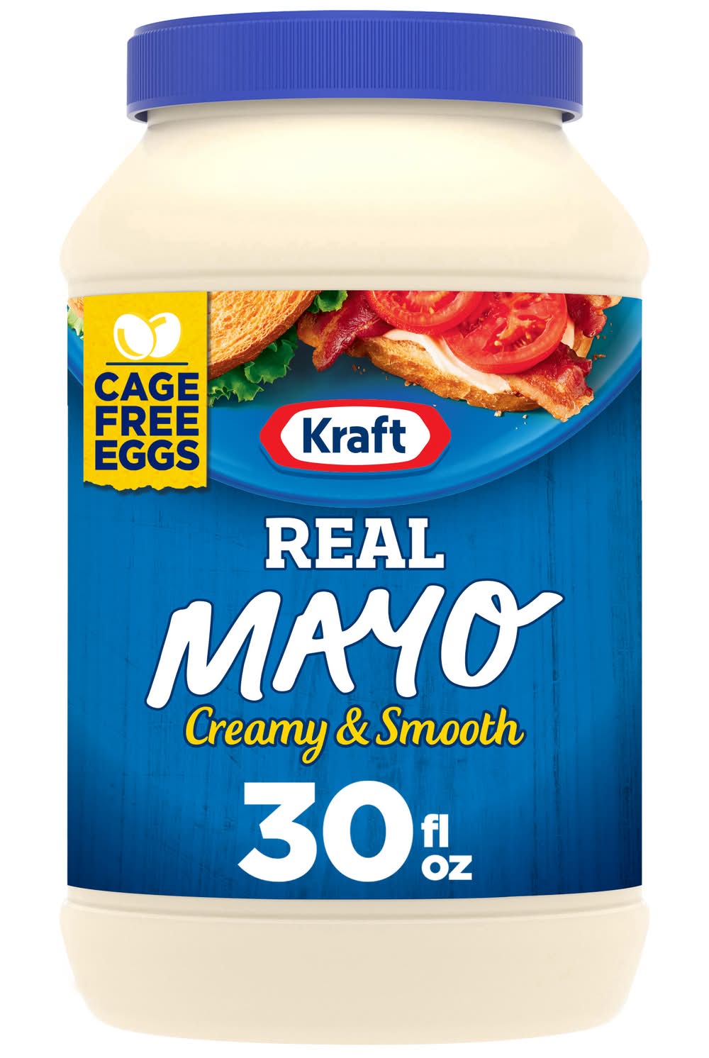 Kraft Real Mayo Creamy & Smooth Mayonnaise (30 fl oz)