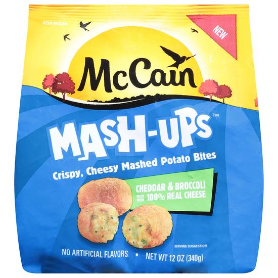 Mccain Mash-Ups Crispy Cheesy Mashed Potato Bites (cheddar-broccoli)