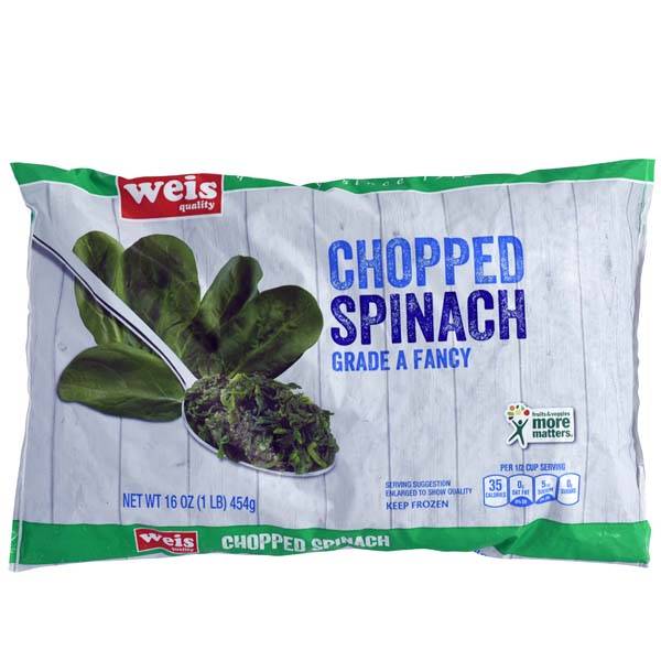 Weis Quality Spinach Chopped (16 oz)