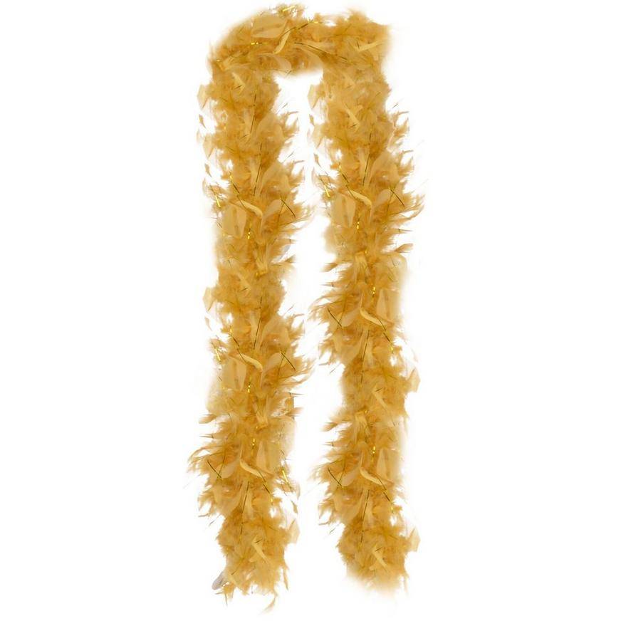 Gold Feather Boa