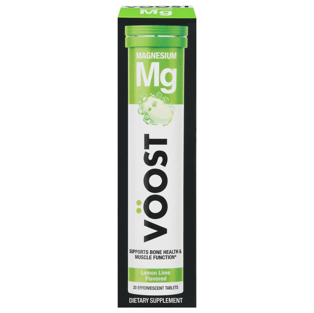 Voost Effervescent Magnesium Tablets (20 ct) (lemon lime)