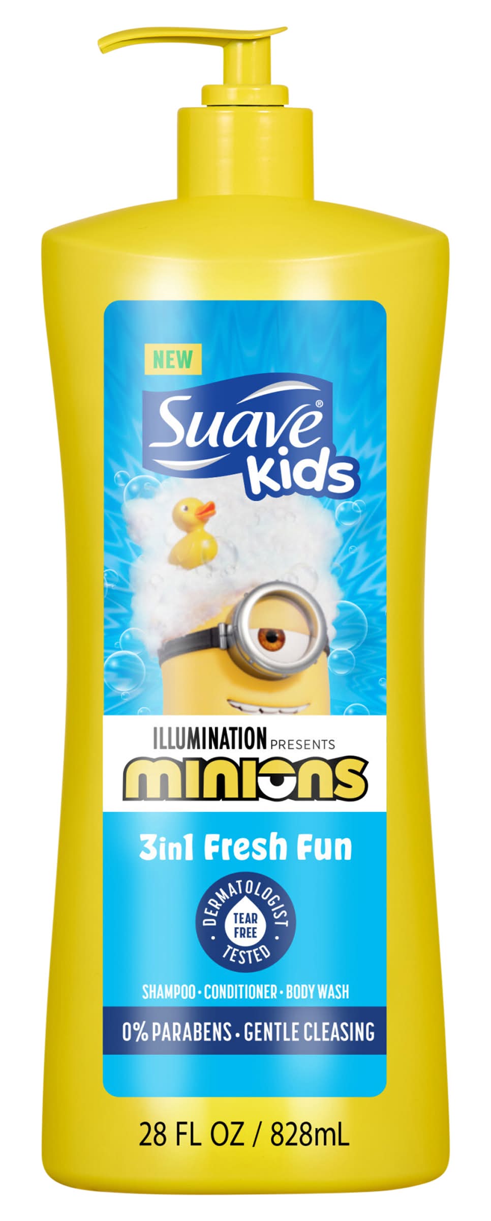 Suave Kids Minions 3-in-1 Shampoo Conditioner & Body Wash (28 fl oz)