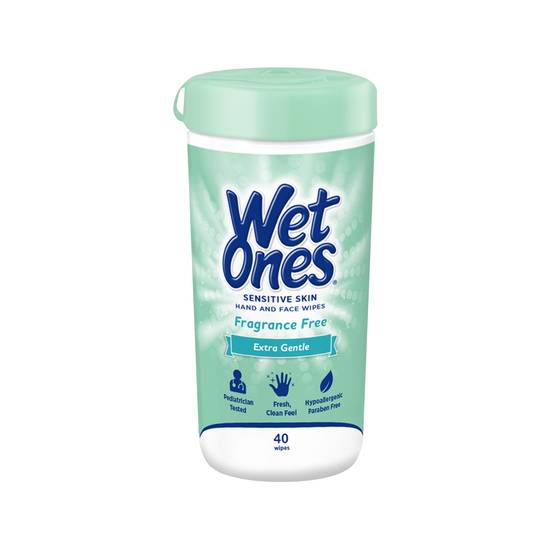 Wet Ones Sensitive Skin Hand Wipes Canister (40 ct)