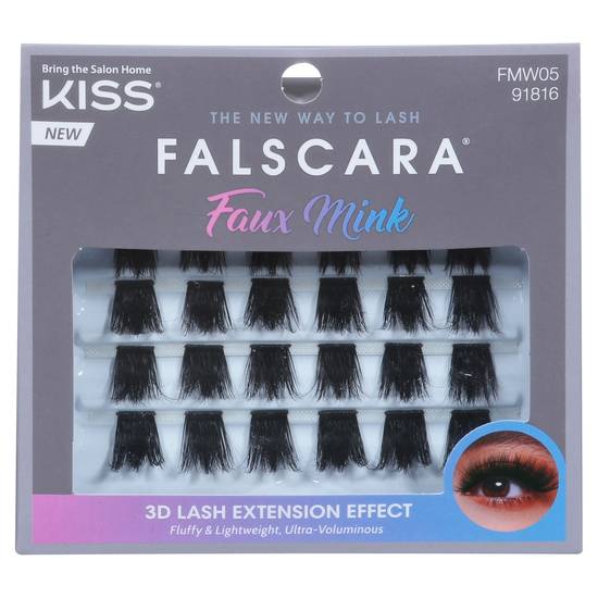 Kiss Falscara 3d Faux Mink Lashes (black)