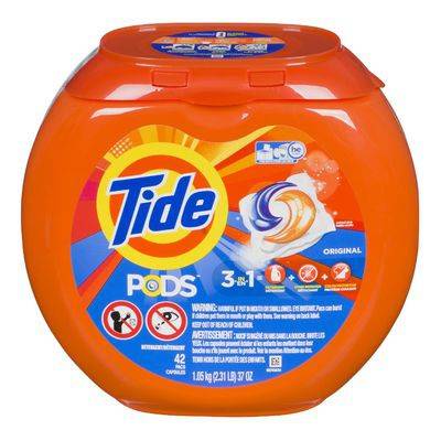 Tide Original Laundry Detergent Pacs Pods (1.05 kg)