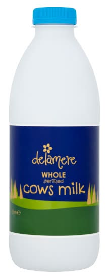 Delamere Dairy Whole Sterilised Cows Milk (1L)