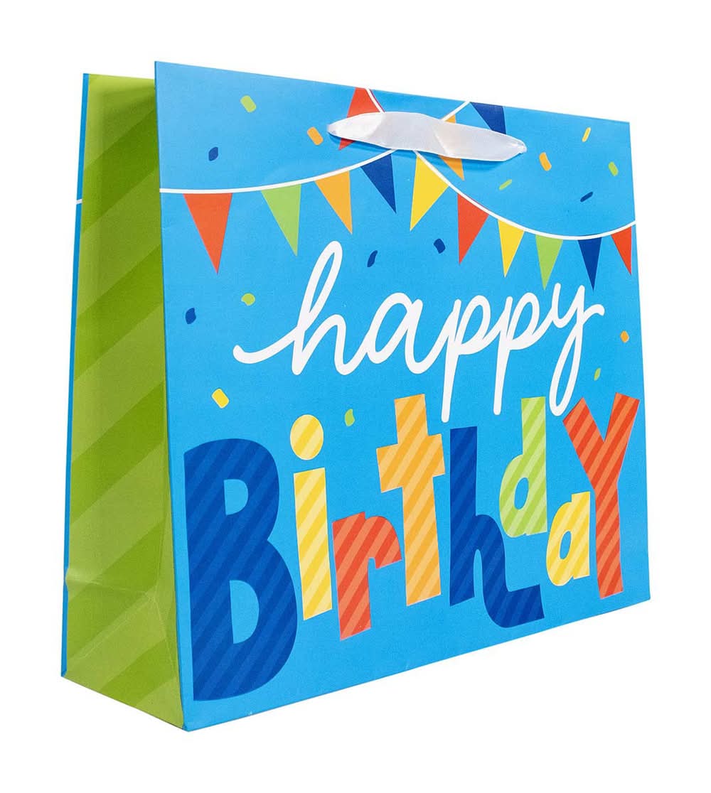 Printed Birthday Gift Bag Large