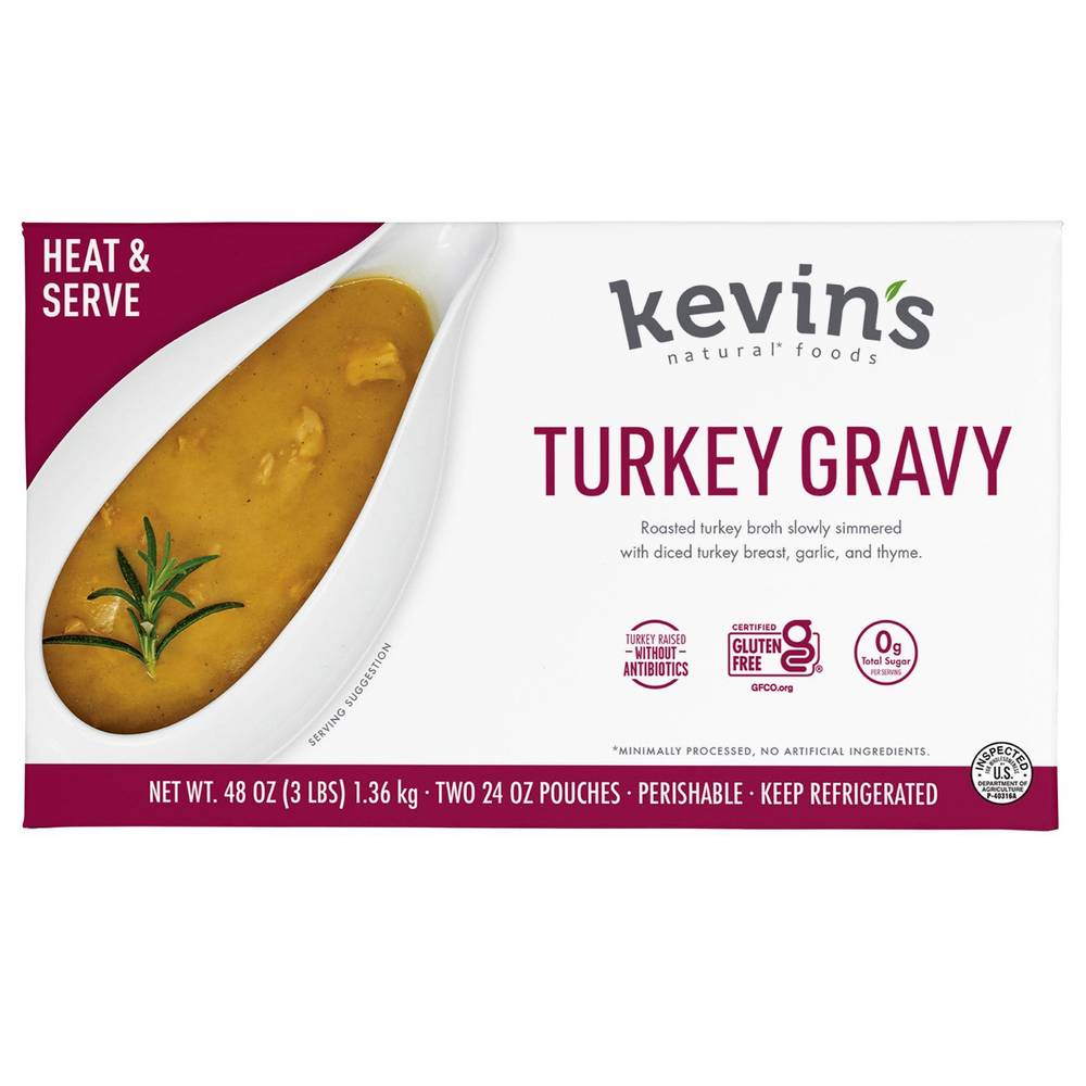 Kevin's Natural Foods Turkey Gravy (24 oz, 2 ct)