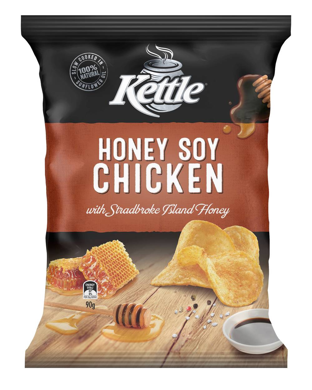 Kettle Chips, Honey Soy Chicken (90g)