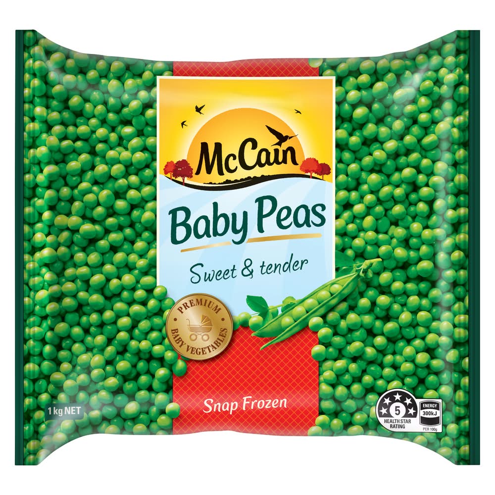 McCain Premium Baby Peas (1kg)