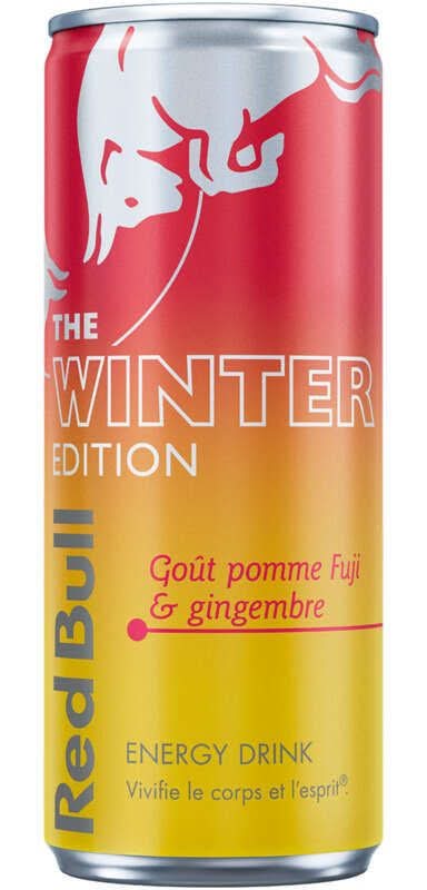Red Bull - The winter edition boisson énergisante, pomme fuji & gingembre (250ml)