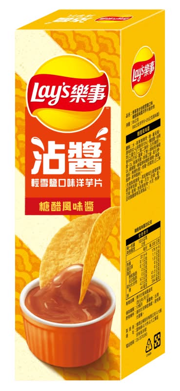 樂事輕雪鹽口味糖醋風味醬洋芋片85g <85g克 x 1 x 1PC盒>