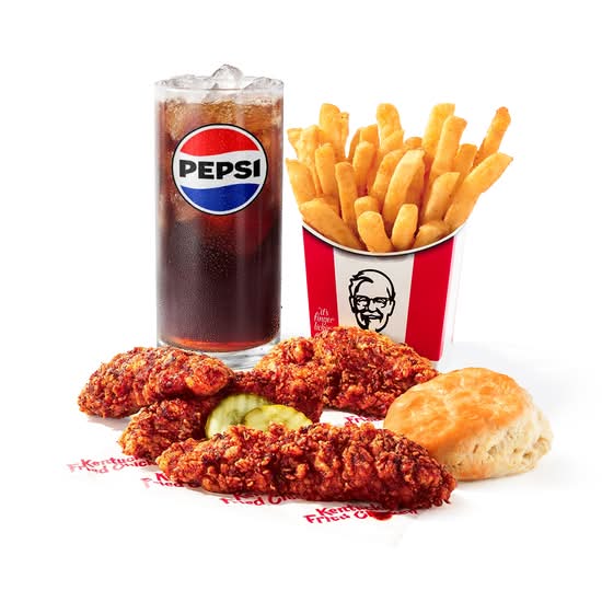 Nashville Hot 4 pc. Tenders Combo