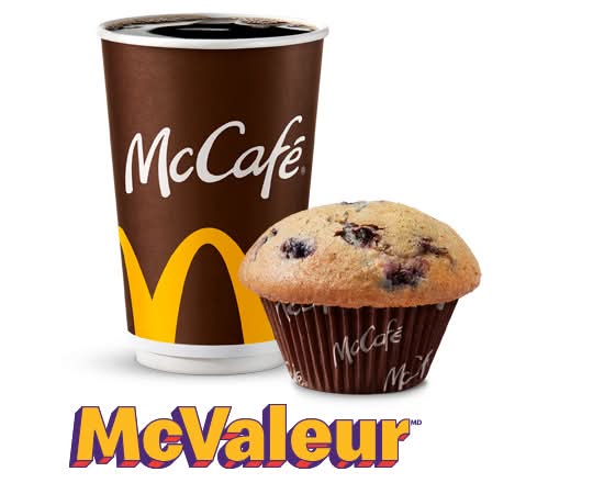 Duo muffin et café [360-440 Cal]