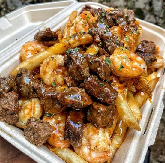 Honey Garlic Shrimp & Steak