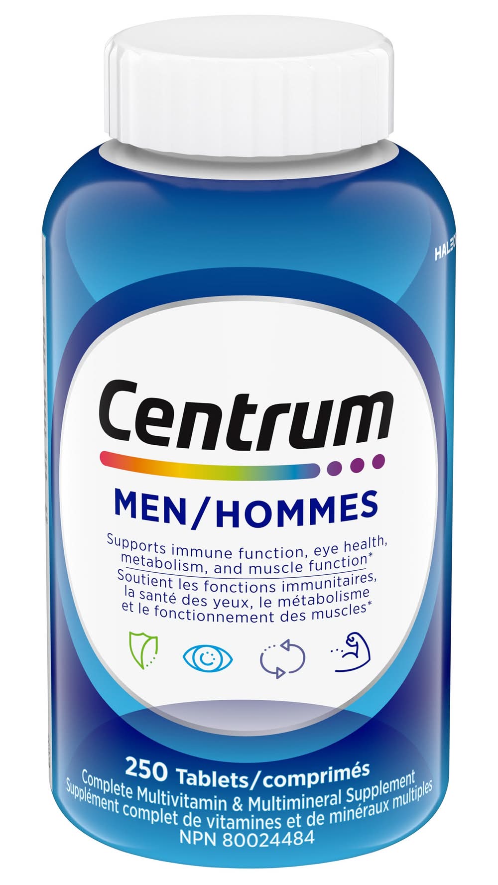 Centrum – Supplément Complet De Vitamines Et De Minéraux Pour Homme - 250 Comprimés / Centrum Complete Multivitamin And Mineral Supplement For Men, 250 Tablets