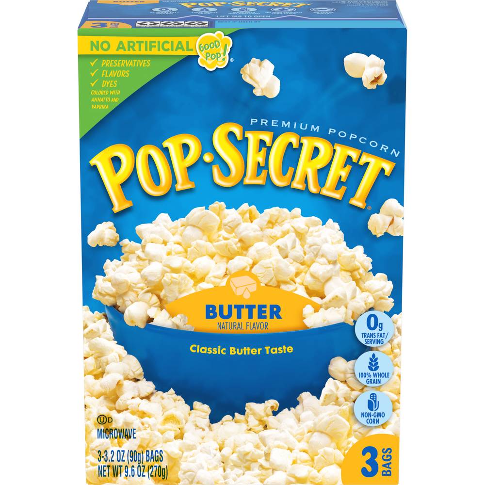 Pop Secret Premium Butter Microwave Popcorn (9.6 oz)