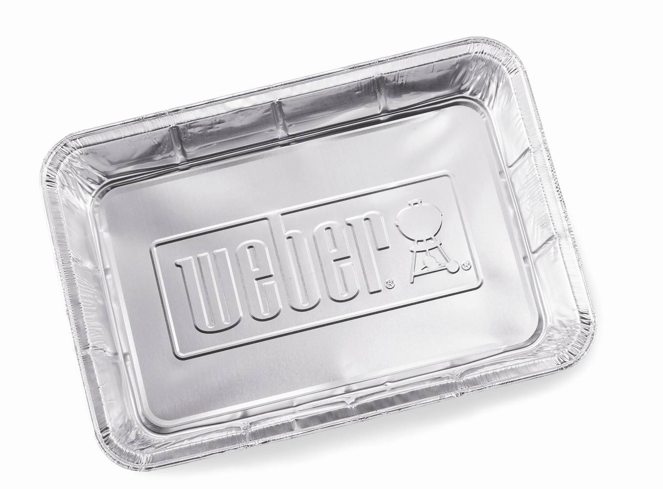 Weber 10-Pack 13.125-in x 9.125-in W Disposable Aluminum Foil Grill Drip Pan | 6416