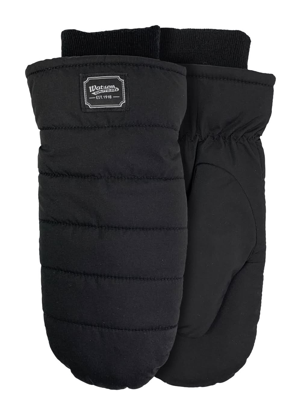 Watson Gloves M Taslon Puffer Mitt Black Cold Weather Gloves