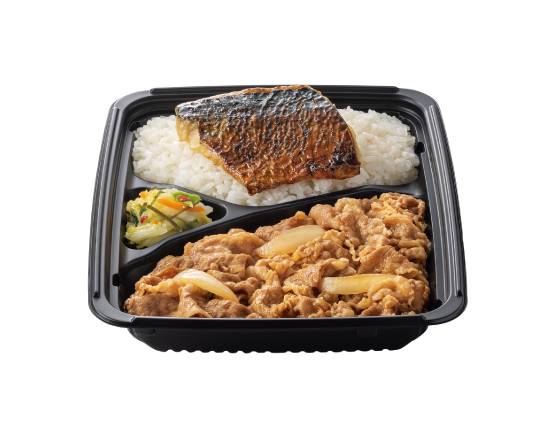 牛さば弁当