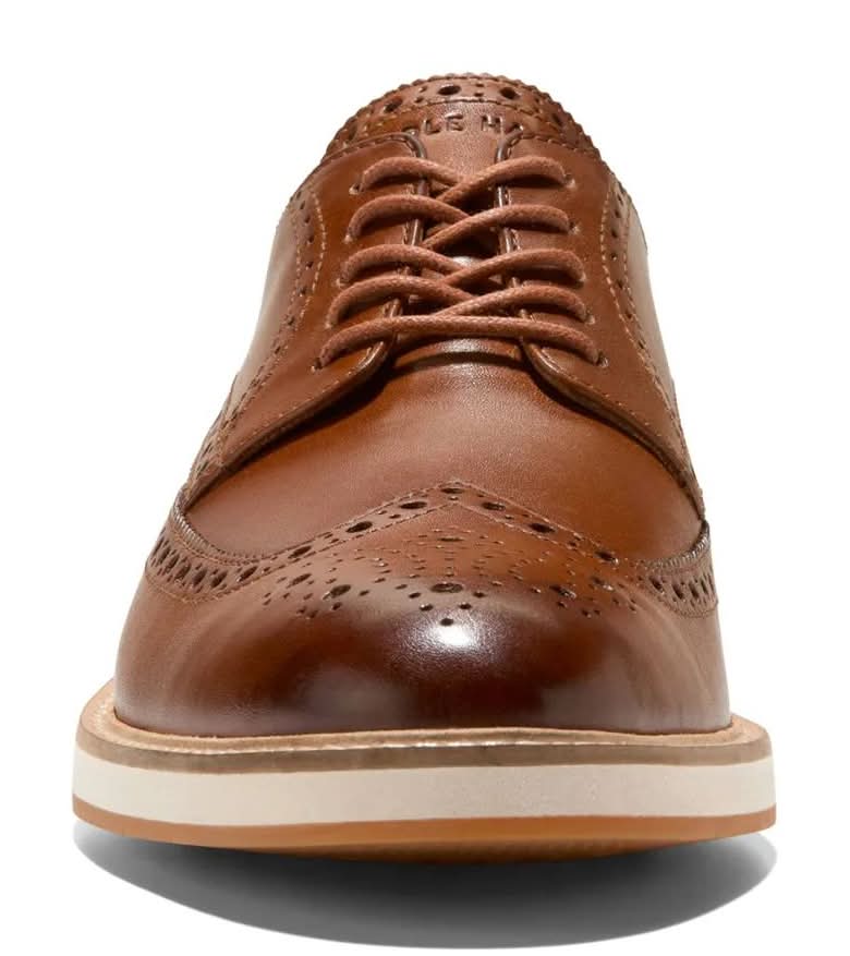 Cole Haan Morse Grand Wingtip Oxford (British Tan Medium  display picture 3