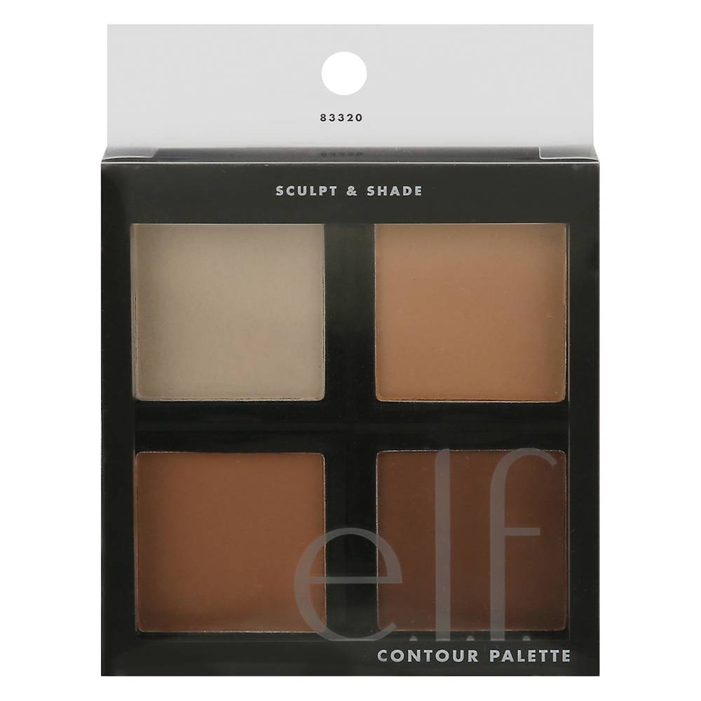 e.l.f. Contour Palette Powder Sculpt and Shade, Light Medium (0.48 oz)