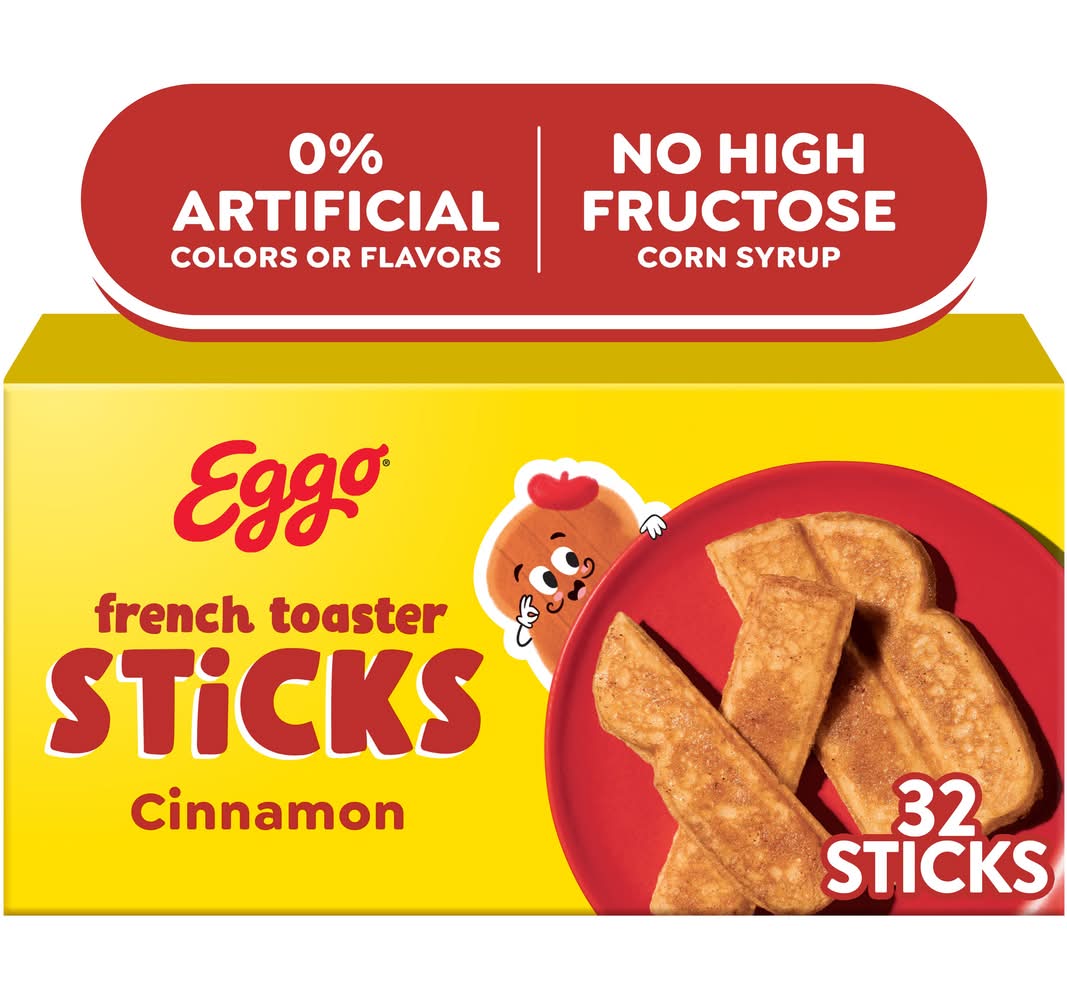 Eggo French Toaster Sticks, Cinnamon (12.7 oz, 32 ct)